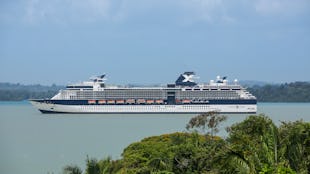 Celebrity Infinity sailing the Panama Canal