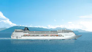 MSC Armonia at Sea