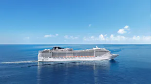 MSC Fantasia at Sea