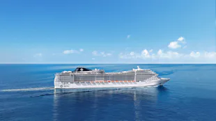 MSC Fantasia at Sea