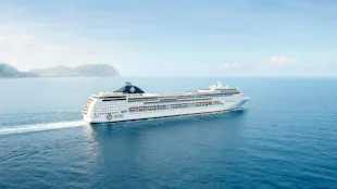 MSC Lirica at Sea