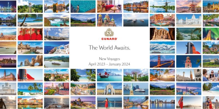 Cunard 2023 Launch The World Awaits