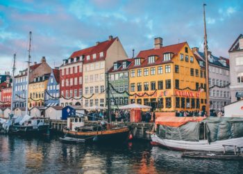 Boats in Copenhagen harbour