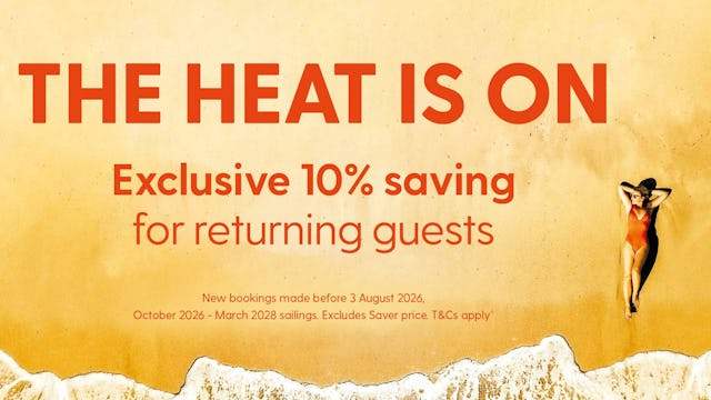 P&O Cruises Past Guest July Promo