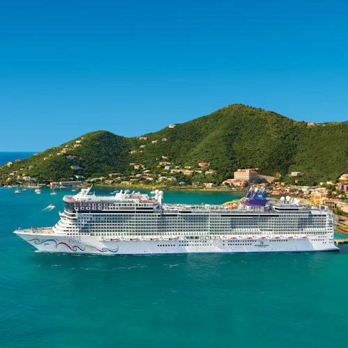 Norwegian Epic docked in Tortola, British Virgin Islands