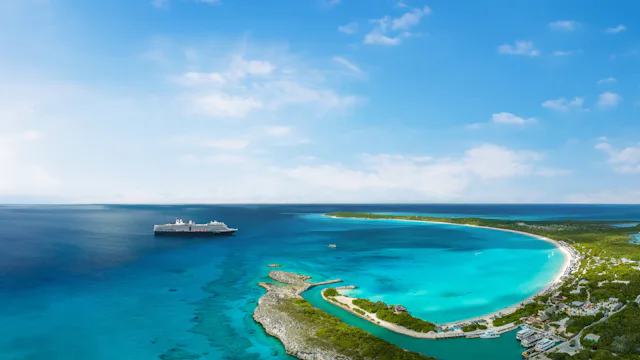 RelaxAway, Half Moon Cay aerial shot