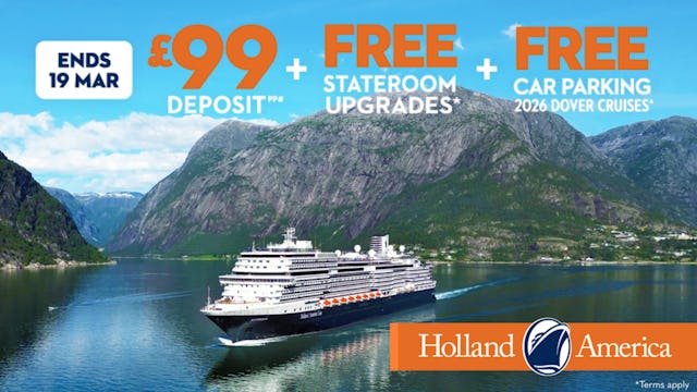 Holland America Start Your Journey Sale
